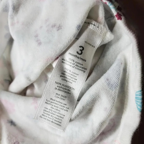 Carter's Baby Girl 3 Month Floral and Cactus Top Bundle - Picture 5 of 11